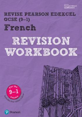 Cover of Pearson REVISE Edexcel GCSE (9-1) French Revision Workbook