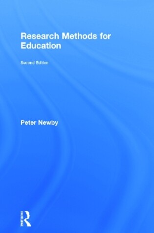 Cover of Research Methods for Education, second edition