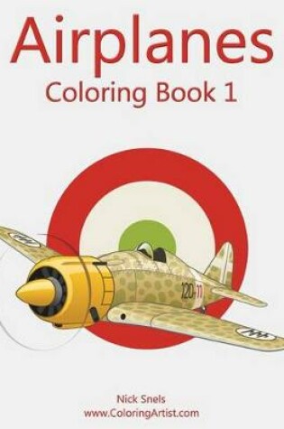 Cover of Airplanes Coloring Book 1