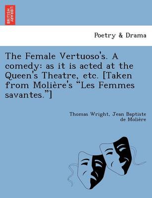 Book cover for The Female Vertuoso's. a Comedy