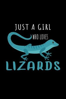Book cover for Just A Girl Who loves Lizards