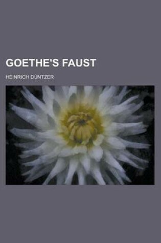 Cover of Goethe's Faust