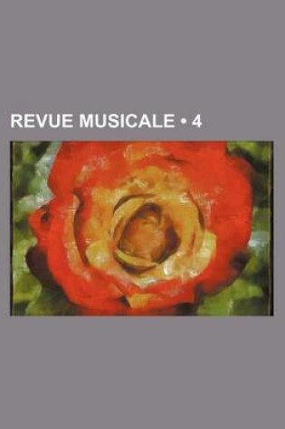 Cover of Revue Musicale (4)