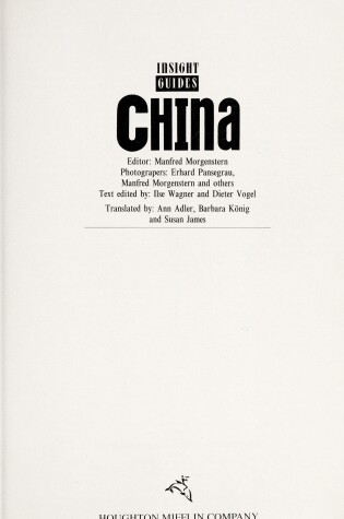 Cover of China