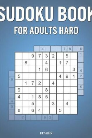 Cover of Sudoku Book For Adults Hard