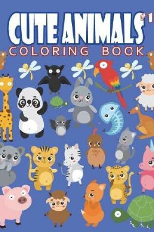 Cover of Cute Animals Coloring Book Vol.19
