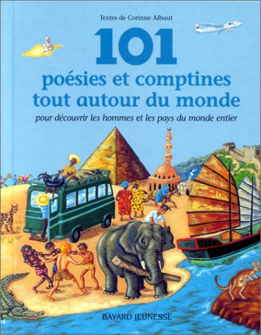 Book cover for 101 poesies et comptines tout autour du monde