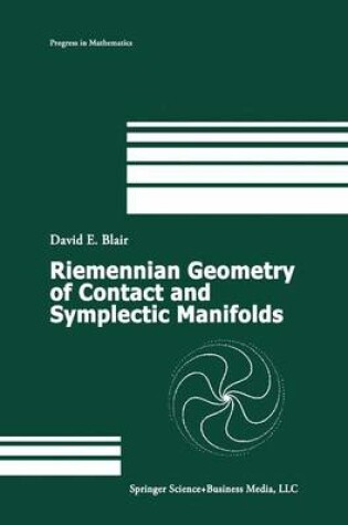 Cover of Riemannian Geometry of Contact and Symplectic Manifolds