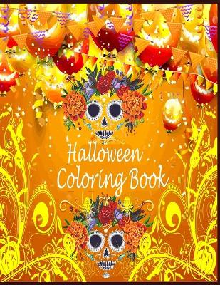 Book cover for Halloween coloring Book