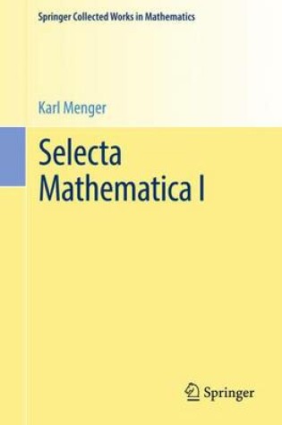 Cover of Selecta Mathematica I