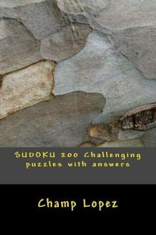 Cover of SUDOKU 200 Challenging puzzles with answers