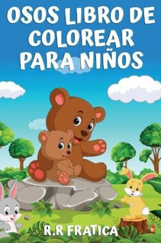 Cover of Osos libro de colorear para niños