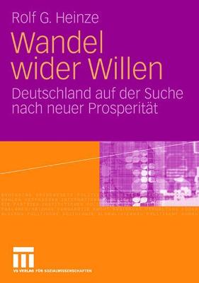 Book cover for Wandel Wider Willen