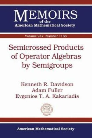 Cover of Semicrossed Products of Operator Algebras by Semigroups