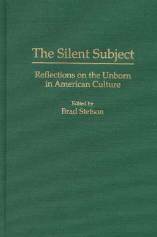 Cover of The Silent Subject