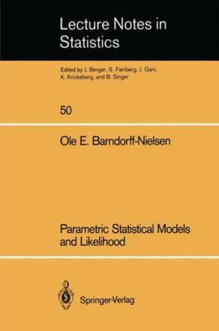 Cover of Parametric Statistical Models and Likelihood