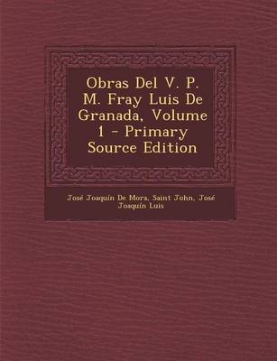 Book cover for Obras del V. P. M. Fray Luis de Granada, Volume 1