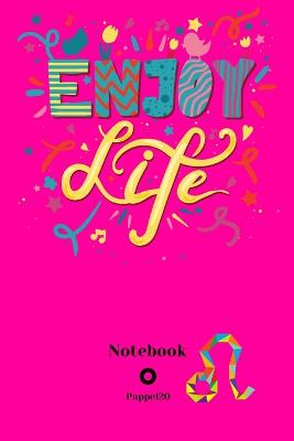 Book cover for Dot Grid Notebook Leo Sign Cover color Hollywood Cerise 160 pages 6x9-Inches