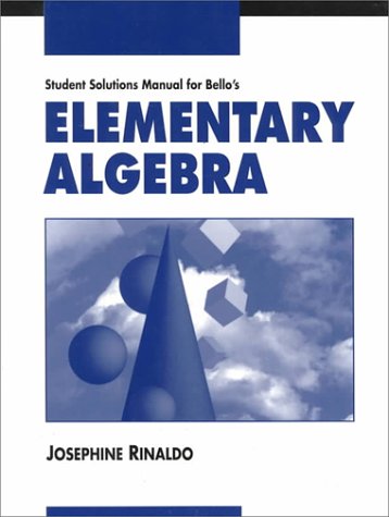 Book cover for Elementary Algebra