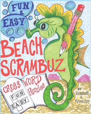 Book cover for Beach Scrambuz - Fun & Easy Crossword Puzzles