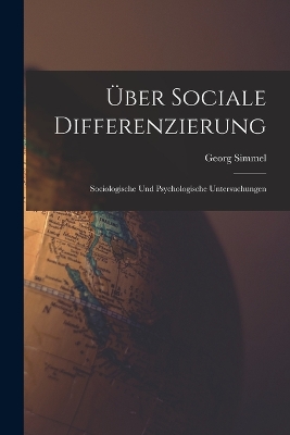 Book cover for Über Sociale Differenzierung