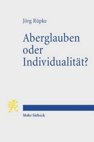 Cover of Aberglauben oder Individualitat?