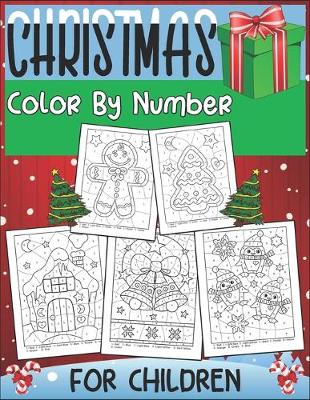 Book cover for Christmas Color By Number Children