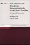 Book cover for Offentliche Kommunikation in Brandenburg/Preussen