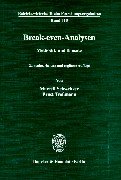 Book cover for Break-Even-Analysen