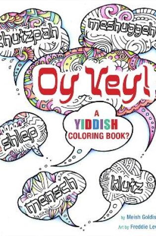 Cover of Oy Vey A Yiddish Coloring Book