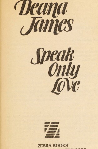 Cover of Speak Only Love