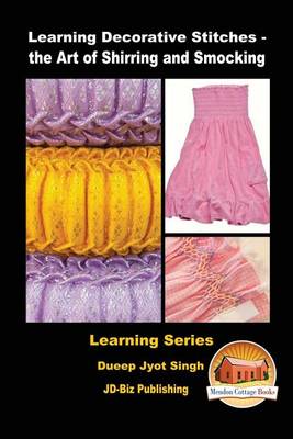 Book cover for Learning Decorative Stitches - the Art of Shirring and Smocking