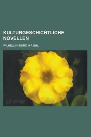 Cover of Kulturgeschichtliche Novellen