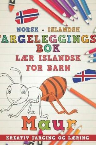 Cover of Fargeleggingsbok Norsk - Islandsk I L