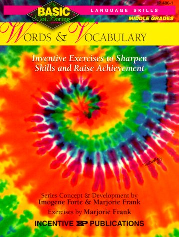 Book cover for Words & Vocabulary Basic/Not Boring 6-8+