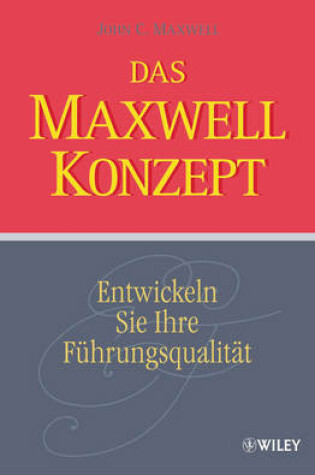 Cover of Das Maxwell-konzept