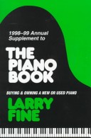 Book cover for 1998-99 Annual Supplement to the Piano Book