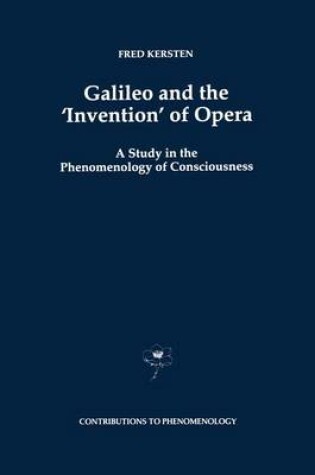 Cover of Galileo and the 'Invention' of Opera