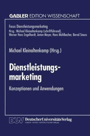 Cover of Dienstleistungsmarketing