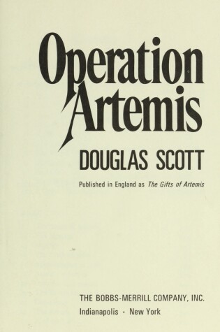 Cover of Operation Artemis