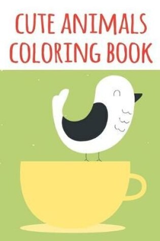 Cover of cute animals coloring book