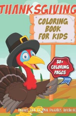 Cover of Thanksgiving Coloring Book for Kids