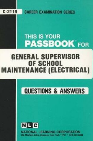 Cover of General Supervisor of School Maintenance (Electrical)