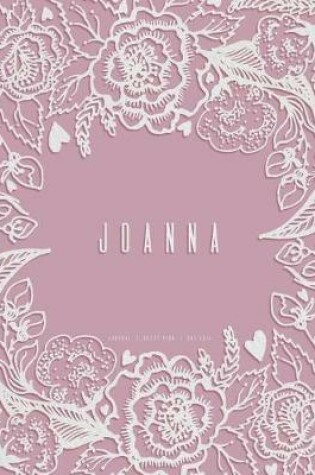 Cover of Joanna. Dusty Pink Dot Grid Journal