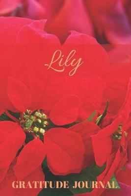 Book cover for Lily Gratitude Journal