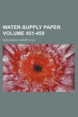 Cover of Water-Supply Paper Volume 451-459