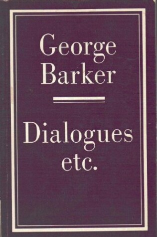 Cover of Dialogues, etc.