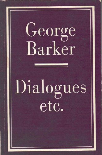 Book cover for Dialogues, etc.