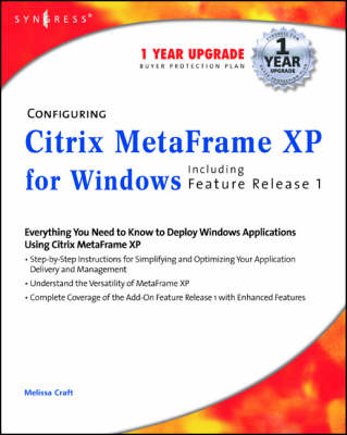 Book cover for Configuring Citrix MetaFrame XP for Windows