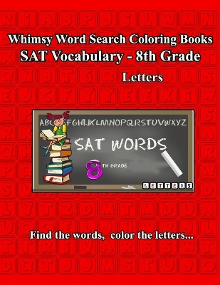 Book cover for Whimsy Word Search, SAT Vocabulary - 8th grade